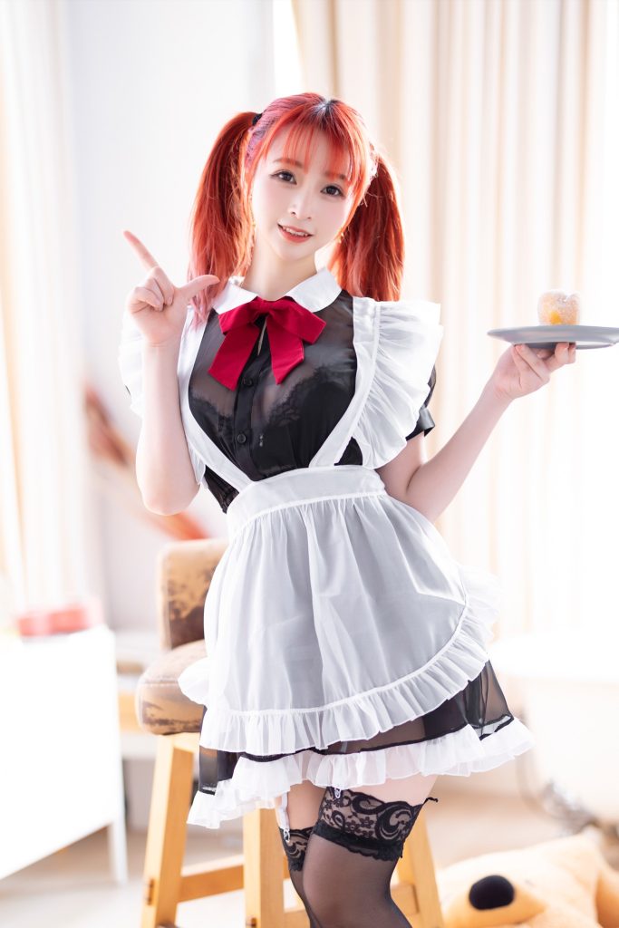 叉子寶寶 NO.004 – 雙馬尾透明女仆[43P/72.5MB]插圖2