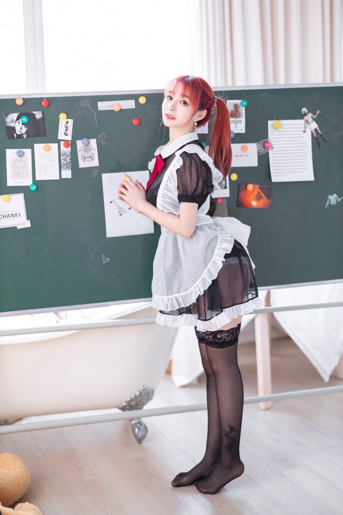 叉子寶寶 NO.004 – 雙馬尾透明女仆[43P/72.5MB]插圖1