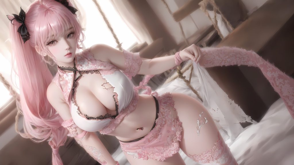 AI繪畫 409 粉色妹[125P/317MB]插圖1