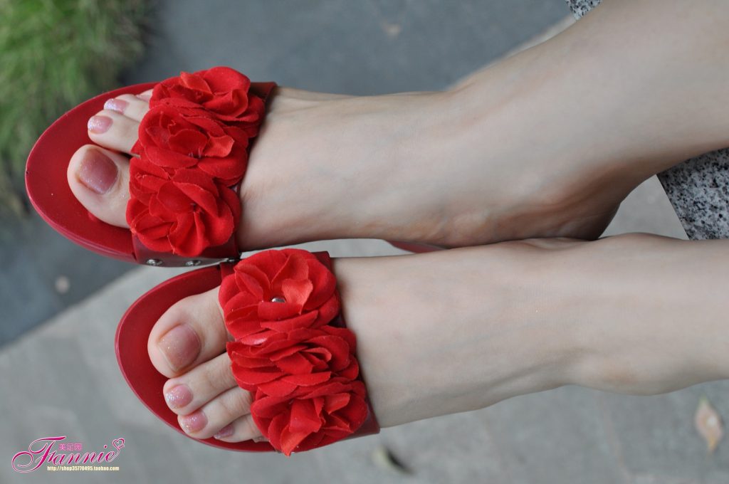 Fannie芬妮每足園 No.502 夏日足下 清爽靚麗 紅拖[53P/147MB]插圖2