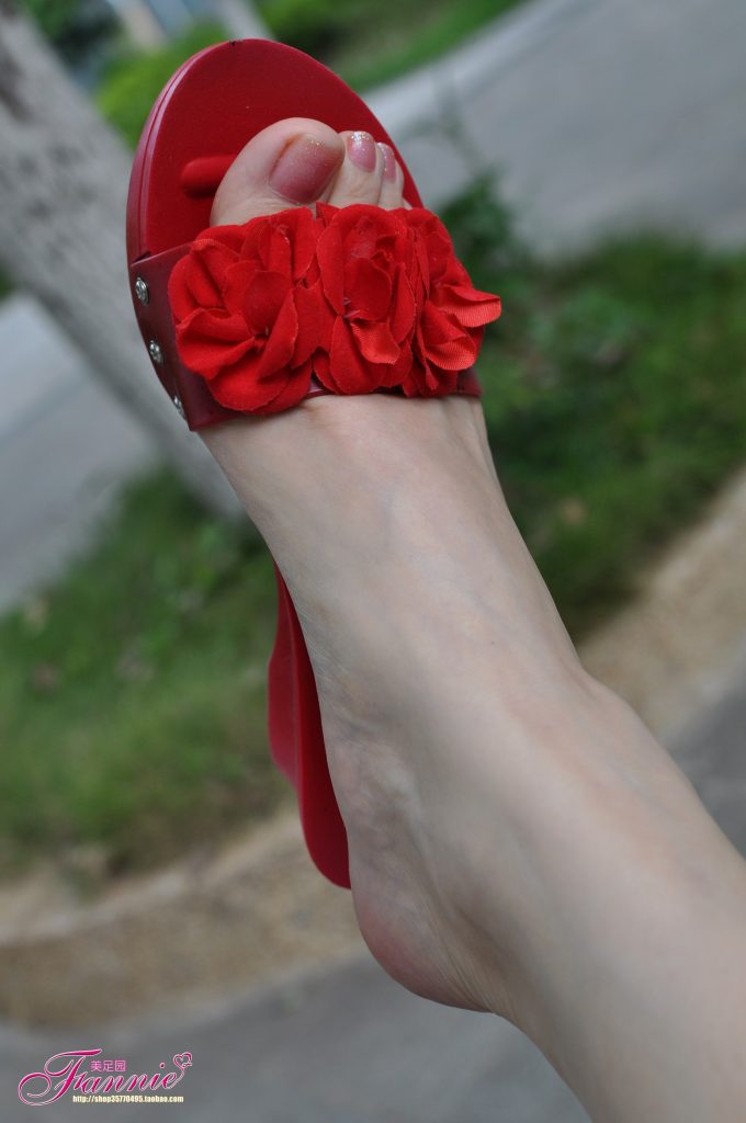 Fannie芬妮每足園 No.502 夏日足下 清爽靚麗 紅拖[53P/147MB]插圖1