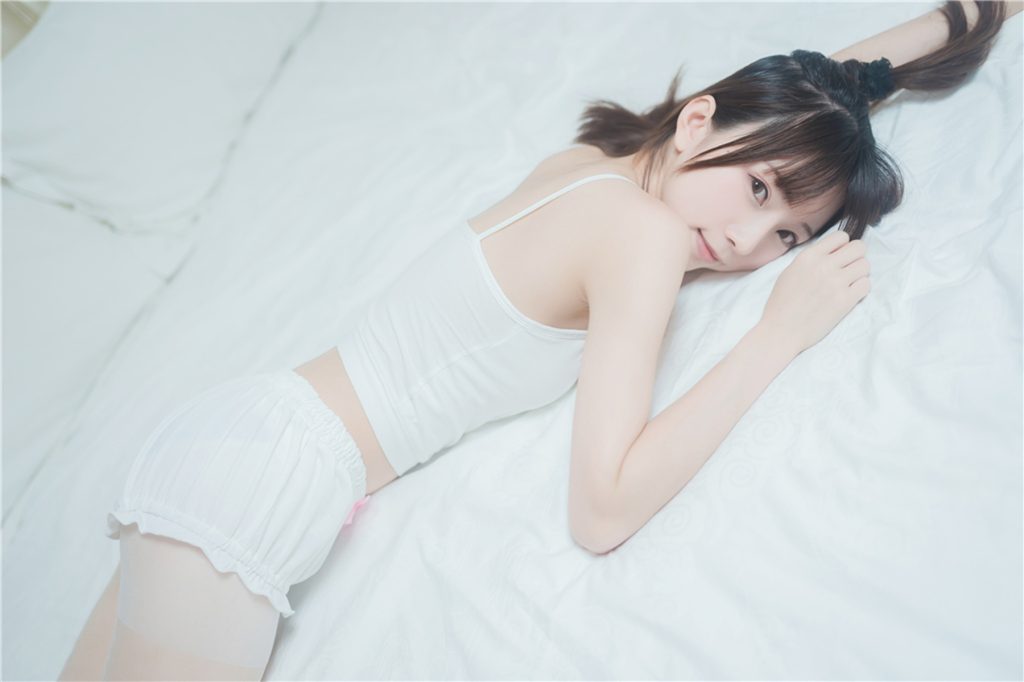 喵糖映畫 VOL.269 白色套裝 [40P/14MB]插圖2