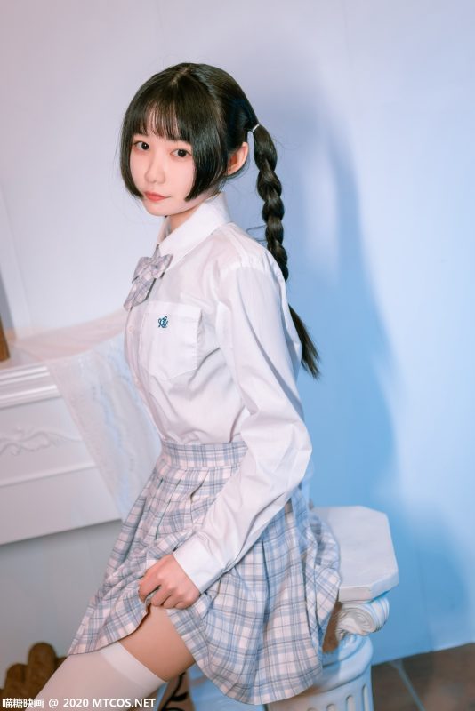 喵糖映畫 VOL.278 白絲學院妹妹 [35P/610MB]-無料攝影圈