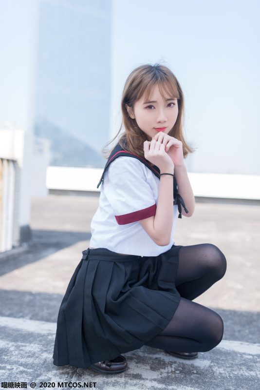 [喵糖映畫]VOL.322 天臺少女 [46P/329MB]-無料攝影圈