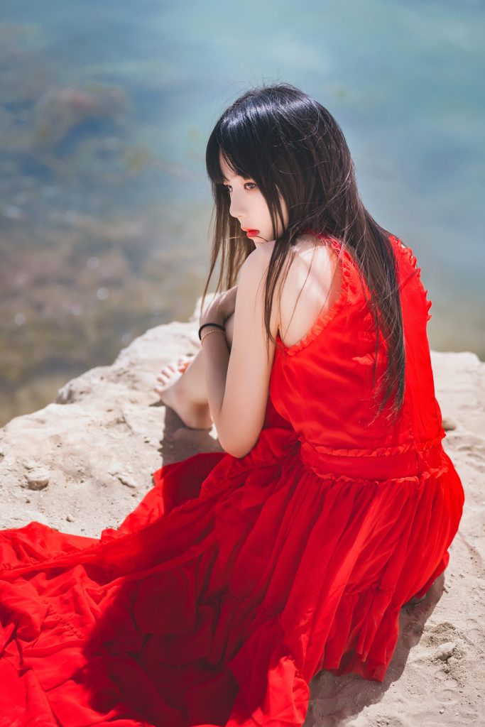 [喵糖映畫]VOL.372 海邊紅裙 [25P/461MB]插圖1