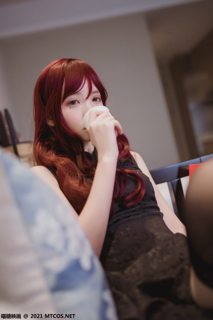 [喵糖映畫]VOL.385 黑色旗袍 [20P/190MB]插圖2