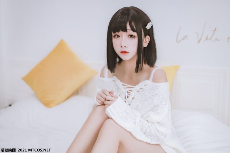 [喵糖映畫]VOL.457 妹妹的白色毛衣 [20P/207MB]-無料攝影圈