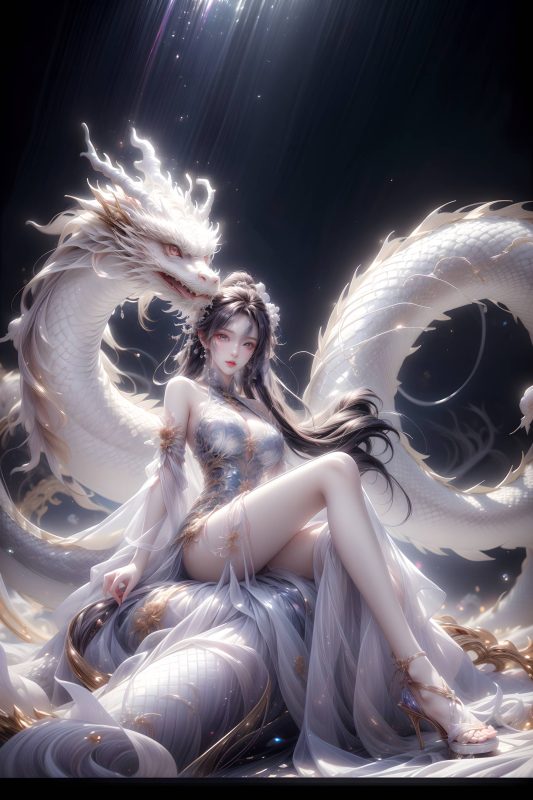 AI繪畫(huà) 428 白龍和少女[110P/1.01GB]-無(wú)料攝影圈