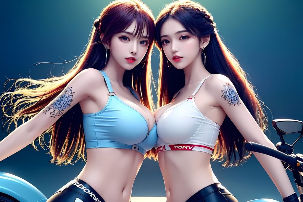 AI繪畫 455 機(jī)車少女[91P/639MB]插圖