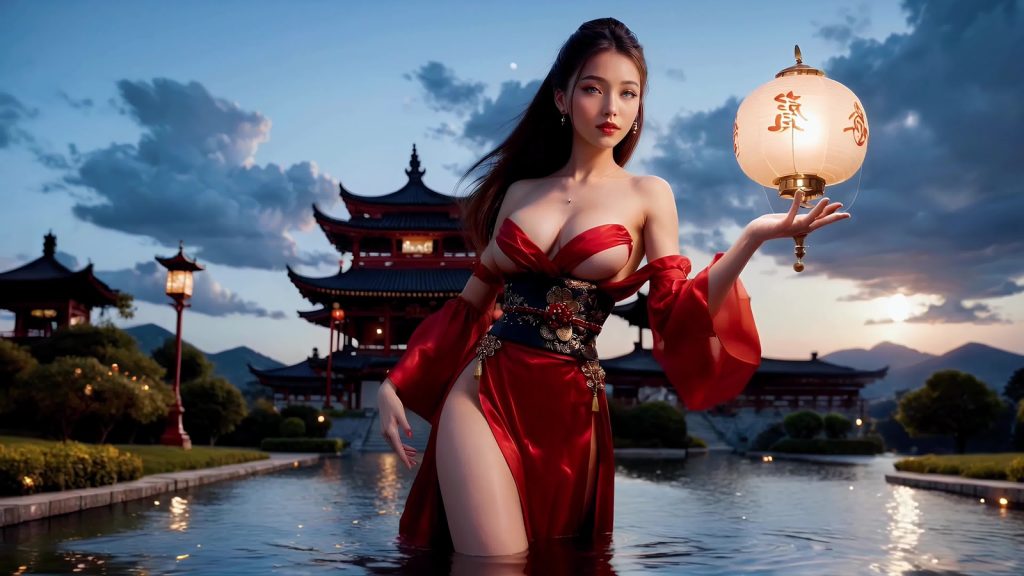 AI繪畫 464 The Scarlet Geisha_ Passion in Every Step[20P/1V/239MB]插圖