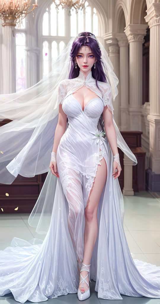 AI繪畫 489 云曦白紗[41P/163MB]插圖1