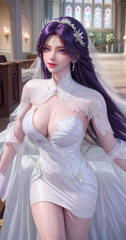 AI繪畫 489 云曦白紗[41P/163MB]插圖2