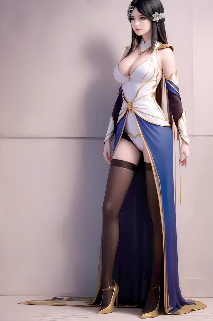 AI繪畫(huà) 499 波賽西白亦君部分[48P/191MB]插圖1