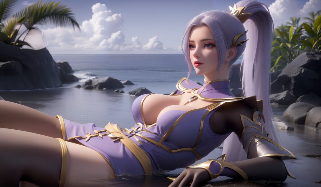 AI繪畫(huà) 499 波賽西白亦君部分[48P/191MB]插圖2