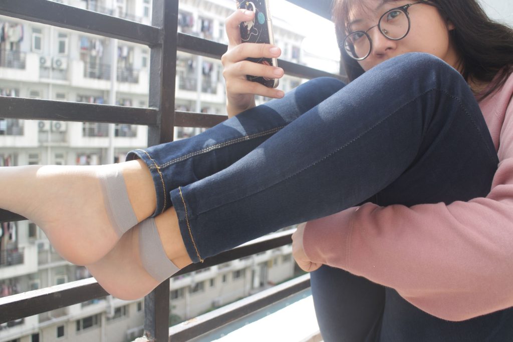 精選街拍 No.335 少女短絲足-媛媛1 [48P/14M]插圖2