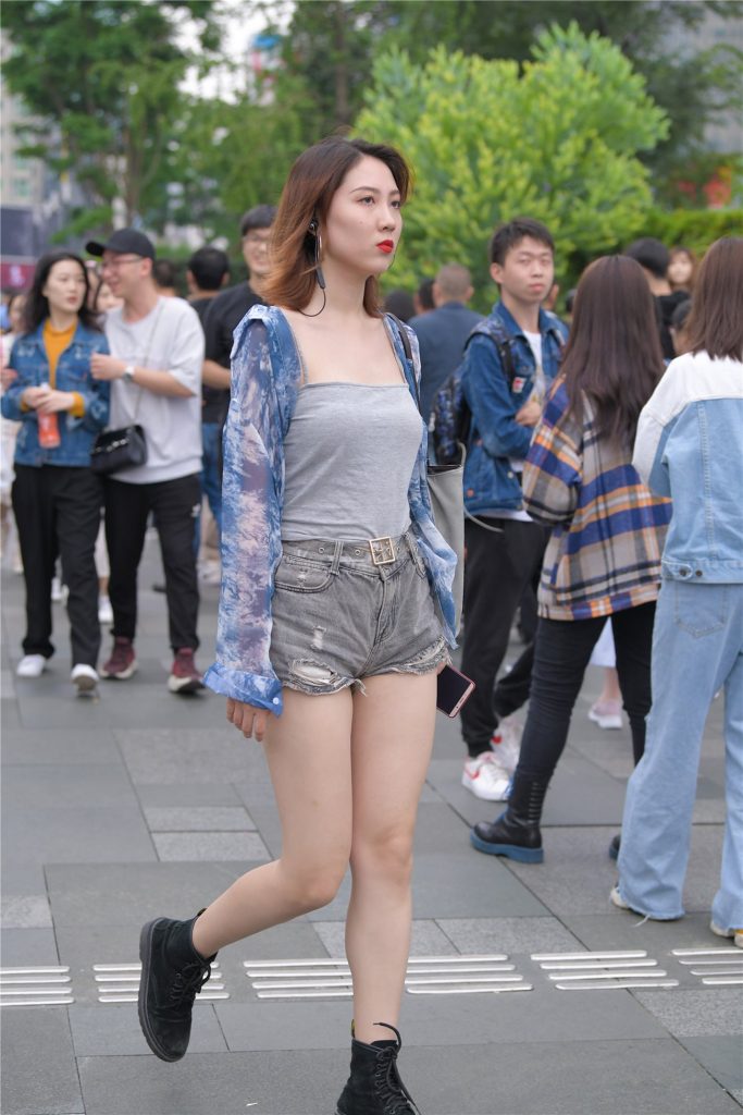 精選街拍 No.365 高腰熱褲，肉肉的大白腿 [82P/46M]插圖2