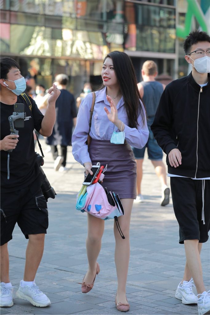 精選街拍 No.368 肉絲長腿女友 [105P/74M]插圖