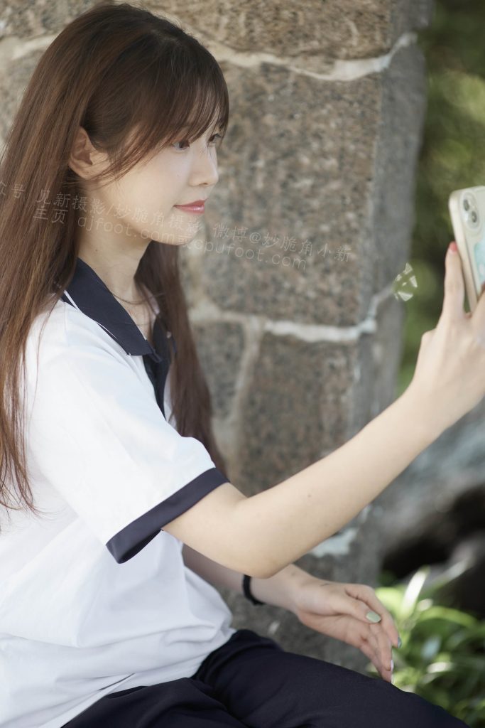 [見(jiàn)新攝影]NO.050 -抖音可愛(ài)學(xué)苑風(fēng)，奶乖少女 [160P/1V/1.59G]插圖3