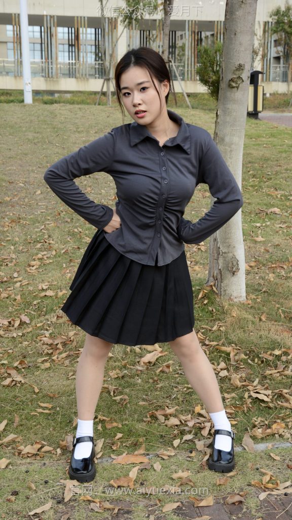 [愛月下] NO.006 茜茜~灰色小JK [100P/1V/3.06G]插圖3