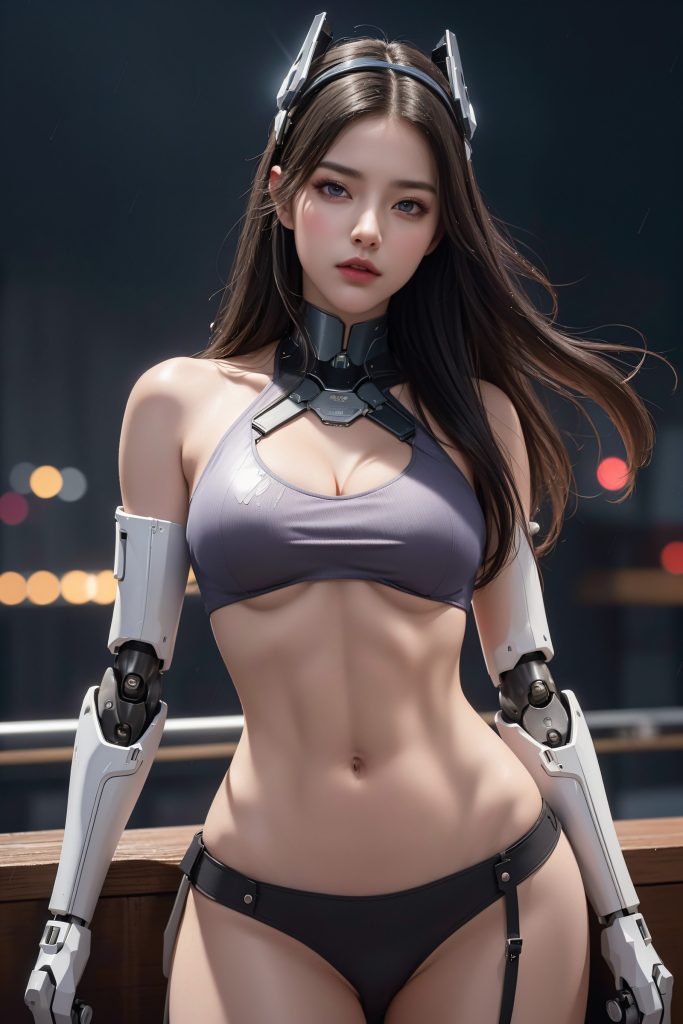AI繪畫 509 機(jī)甲少女_內(nèi)衣寫真[39P/38.3MB]插圖2