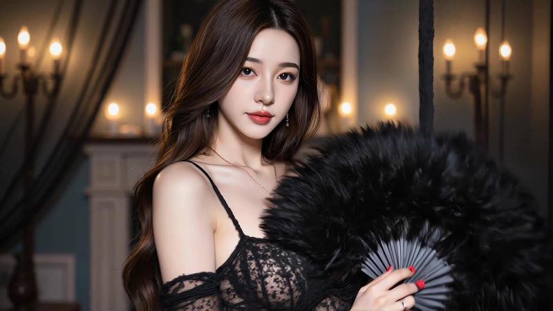 AI Video 073 Black Tulle Confession (Official Music Video) _ Trap x R_B _ Miss Sweet[4K/1V/419MB]-無料攝影圈