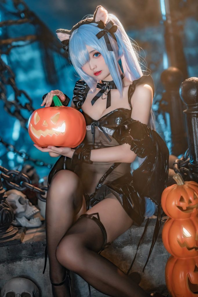 大大卷卷小卷 NO.023 – 碧藍航線雅努斯 萬圣喵喵驚悚夜[18P/135MB]插圖3