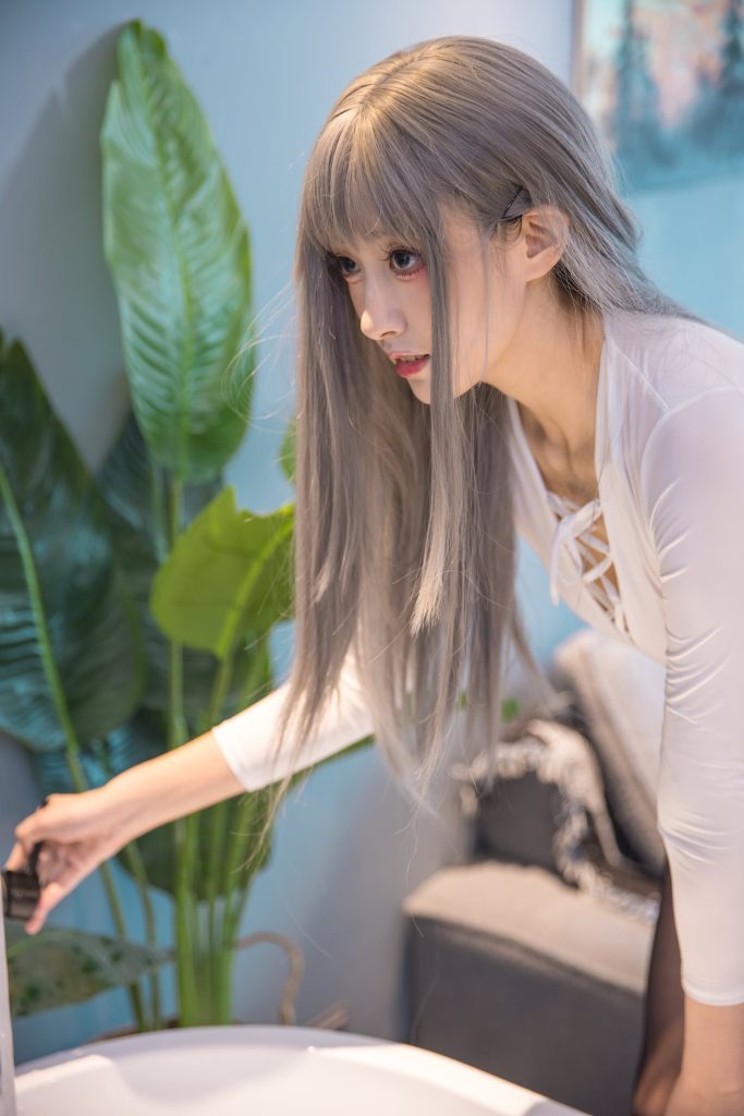 冬馬路紗 NO.010 – 浴缸濕身黑絲[23P/410MB]插圖3