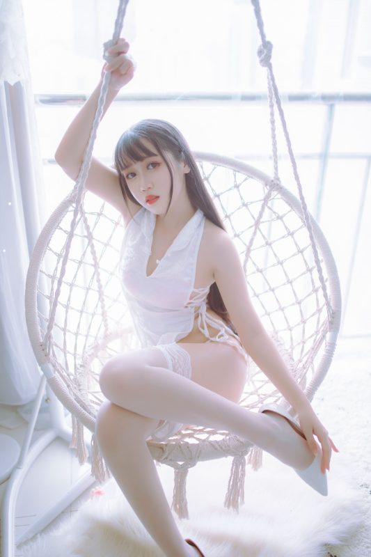 抖娘-利世 NO.003 抖娘×不呆貓 黑白旗袍雙子 [41P/231MB]-無料攝影圈