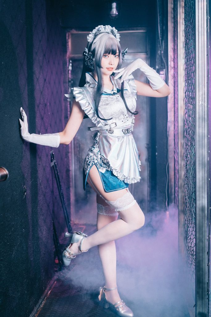 Ely_eee(ElyEE子) NO.115 – 賽博女僕 青輝石[28P/60MB]插圖