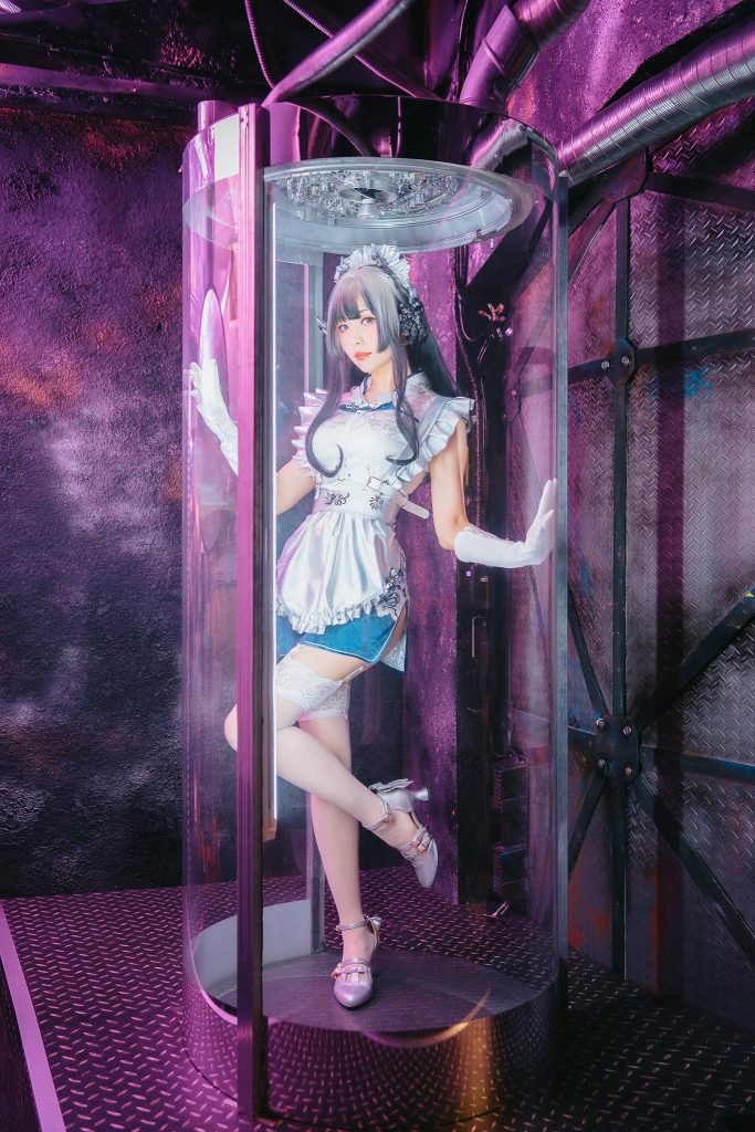 Ely_eee(ElyEE子) NO.115 – 賽博女僕 青輝石[28P/60MB]插圖1