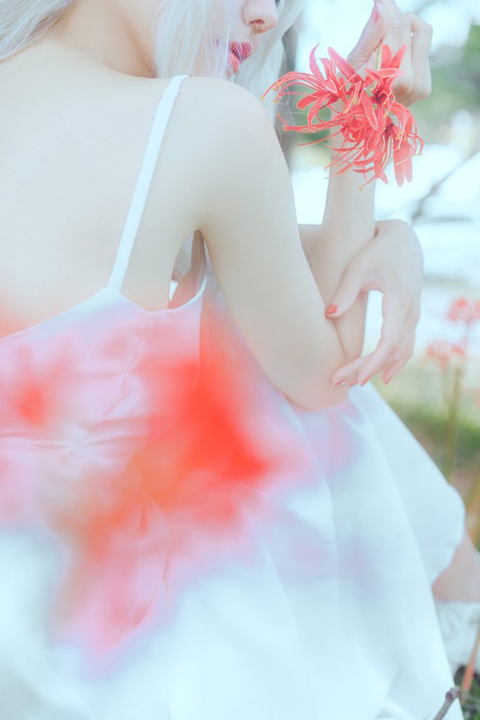 ElyEE子 NO.129 B-White spider lily 白瓷彼岸 [27P/83MB]插圖3