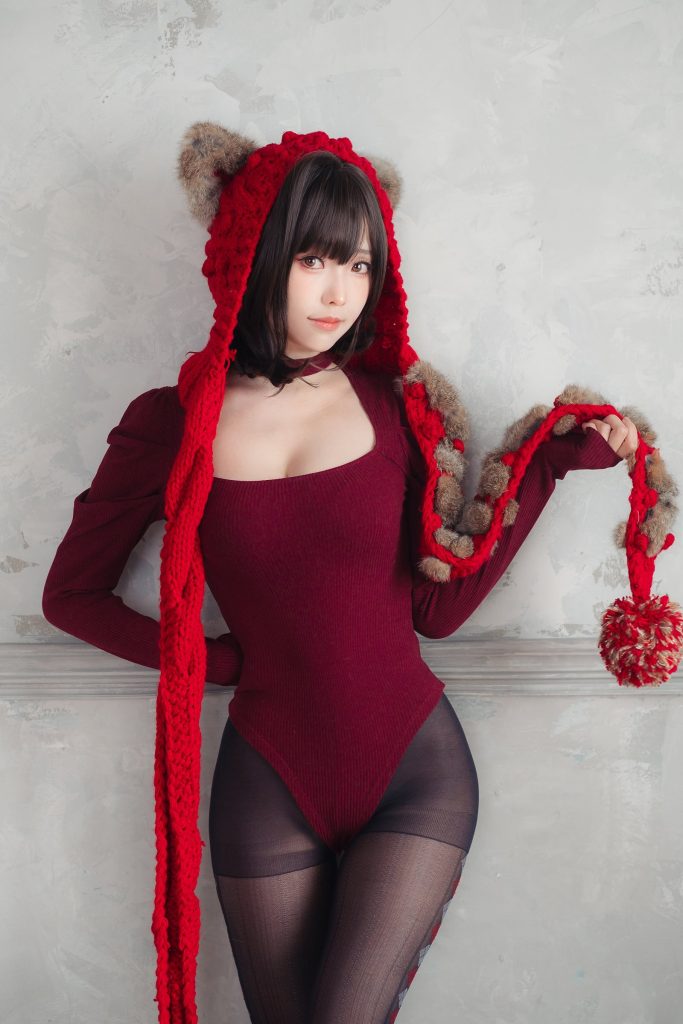 Ely_eee(ElyEE子) NO.135 – 紅色 KNITTING[52P/110MB]插圖1