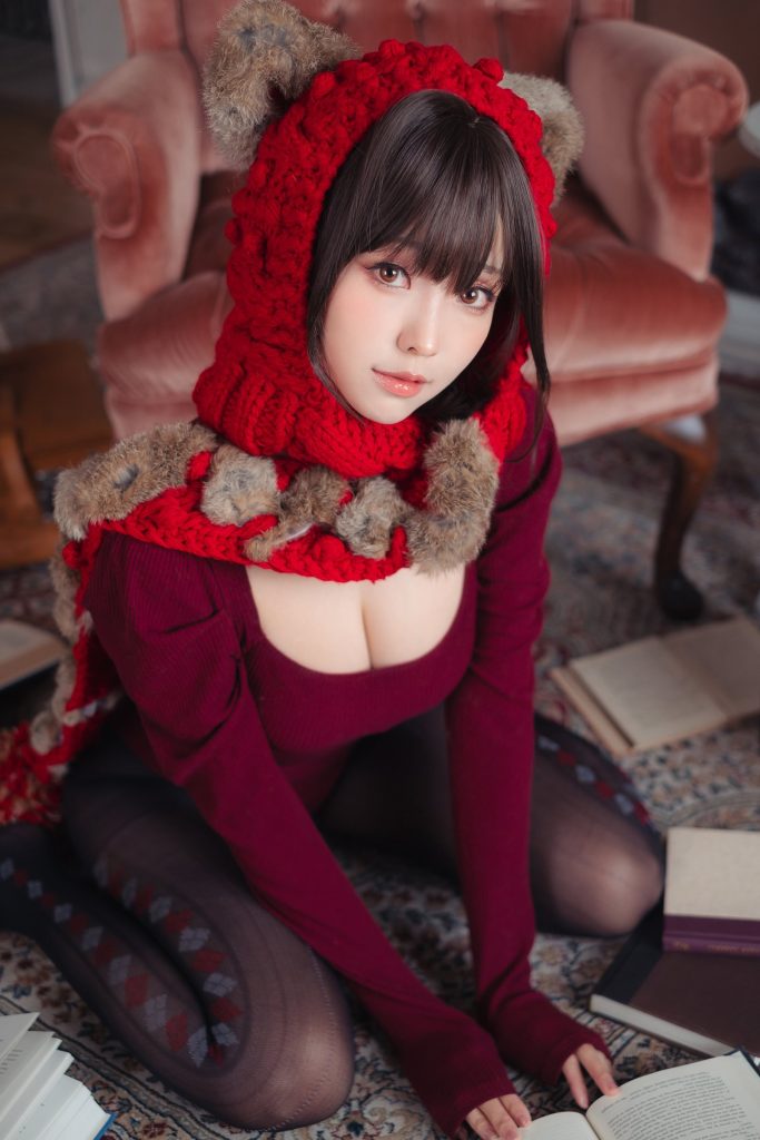 Ely_eee(ElyEE子) NO.135 – 紅色 KNITTING[52P/110MB]插圖3