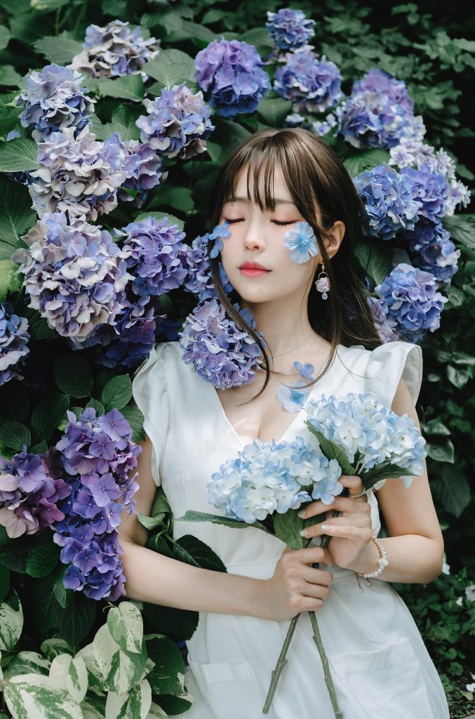 Ely_eee(ElyEE子) NO.149 – Rainy Season 雨季繡球花[31P/2V/85MB]插圖3