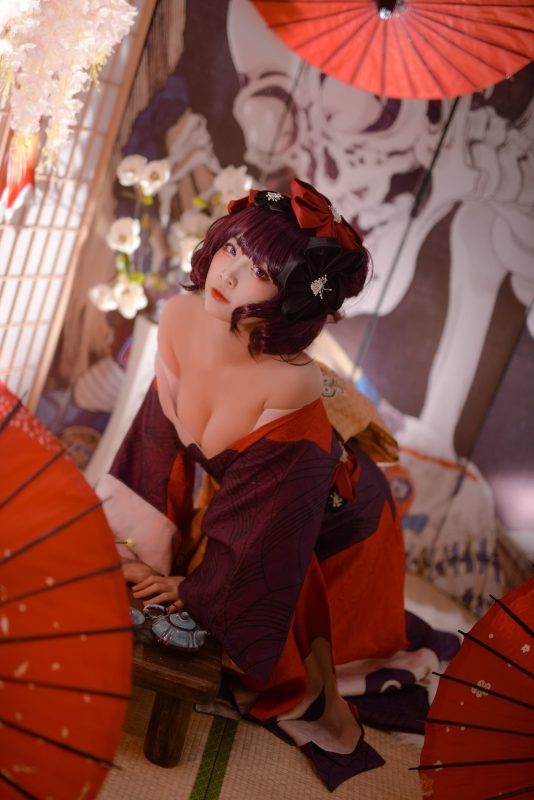 02二佐Nisa Fate葛飾北齋[154M]-無料攝影圈