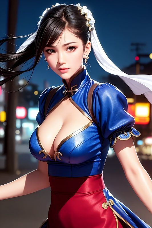 AI繪畫 617 街頭霸王：杏感女神春麗情趣旗袍緊身衣[233P/495MB]-無料攝影圈