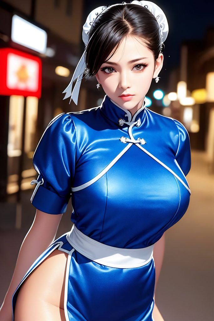 AI繪畫 617 街頭霸王：杏感女神春麗情趣旗袍緊身衣[233P/495MB]插圖2