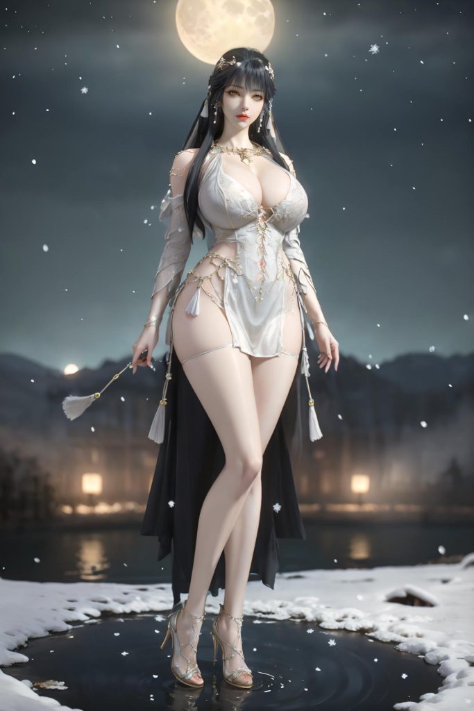 AI繪畫(huà) 636 靈若 神國(guó)公主白月蓉原皮[46P/227MB]插圖3