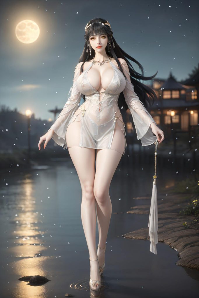 AI繪畫(huà) 636 靈若 神國(guó)公主白月蓉原皮[46P/227MB]插圖