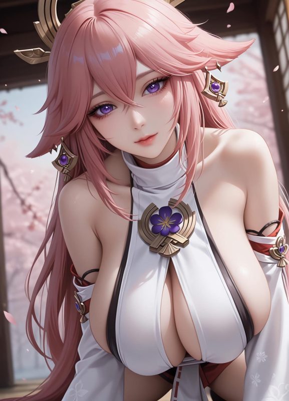 AI繪畫 638 八重神子[22P/32MB]-無料攝影圈