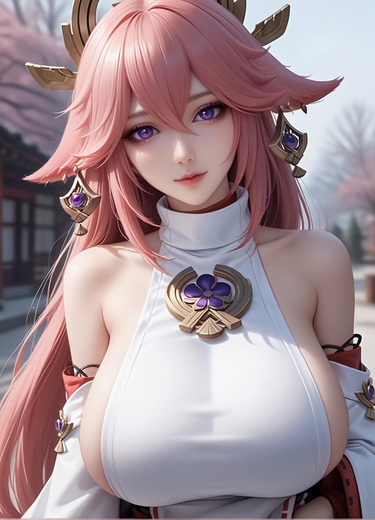 AI繪畫(huà) 638 八重神子[22P/32MB]插圖1