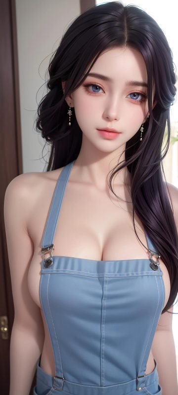 AI繪畫 639 純欲背帶褲云曦[52P/303MB]-無料攝影圈