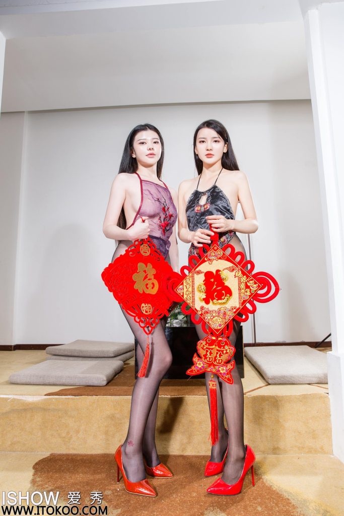 [ISHOW愛秀] 2024.02.09 NO.403 林沐沐Liny＆娜塔莉亞Natalia 雙瓏戲足 [31P/205MB]插圖1