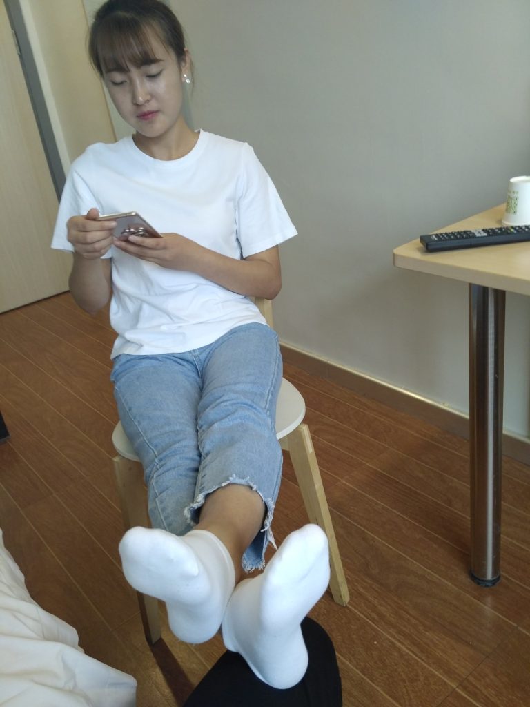 白棉襪 白色帆布 玉足 [220P/1V/980M]插圖