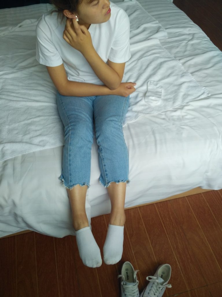 白棉襪 白色帆布 玉足 [220P/1V/980M]插圖2