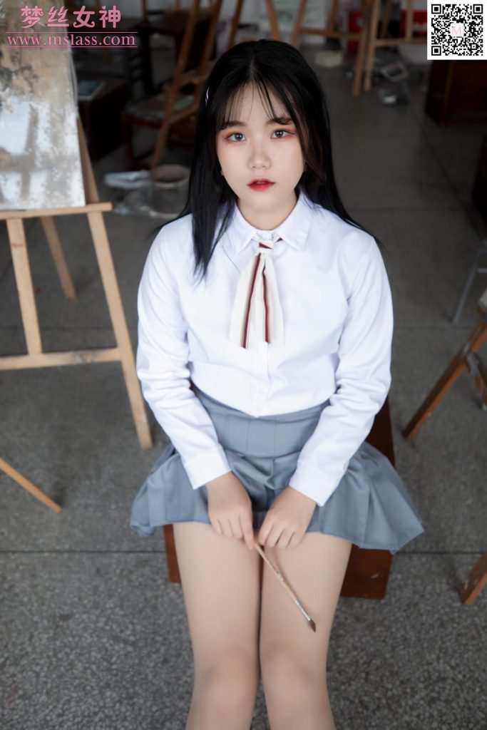 [MSLASS夢(mèng)絲女神] 2019-09-25 恬恬 畫(huà)室乖乖女 [55P/393MB]插圖2