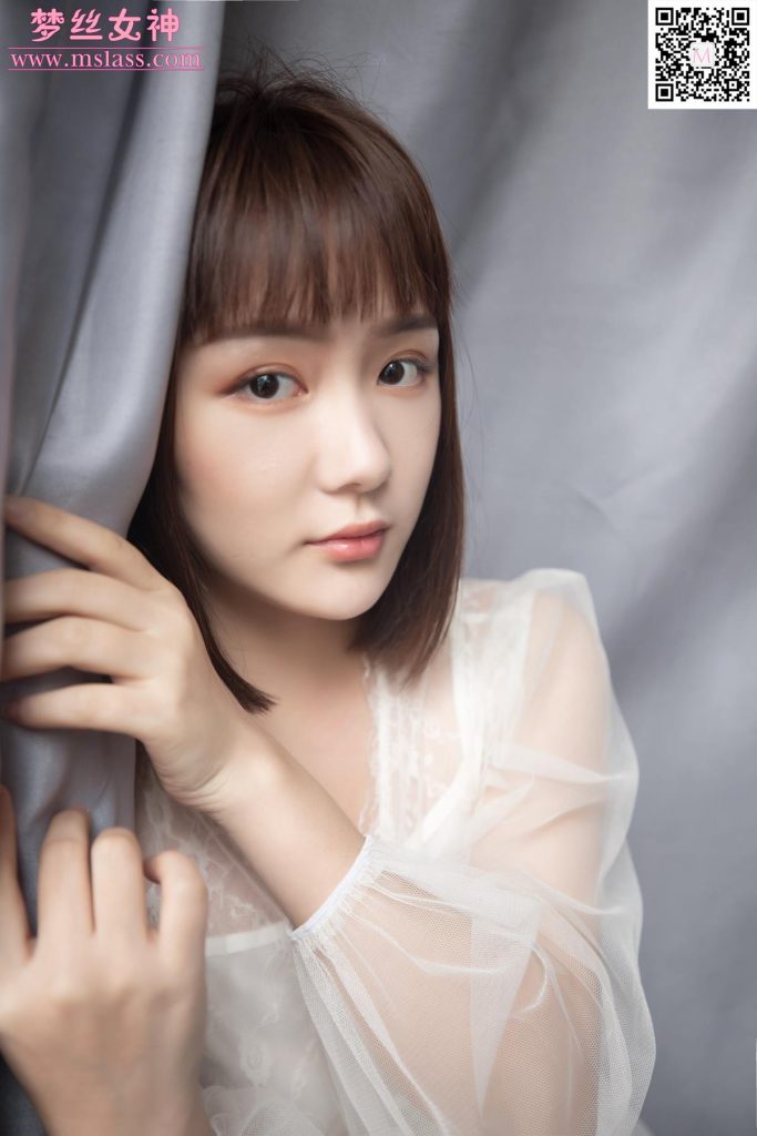 [MSLASS夢絲女神] 2019-11-23 莎莎 透明白紗裙 [63P/598MB]插圖1