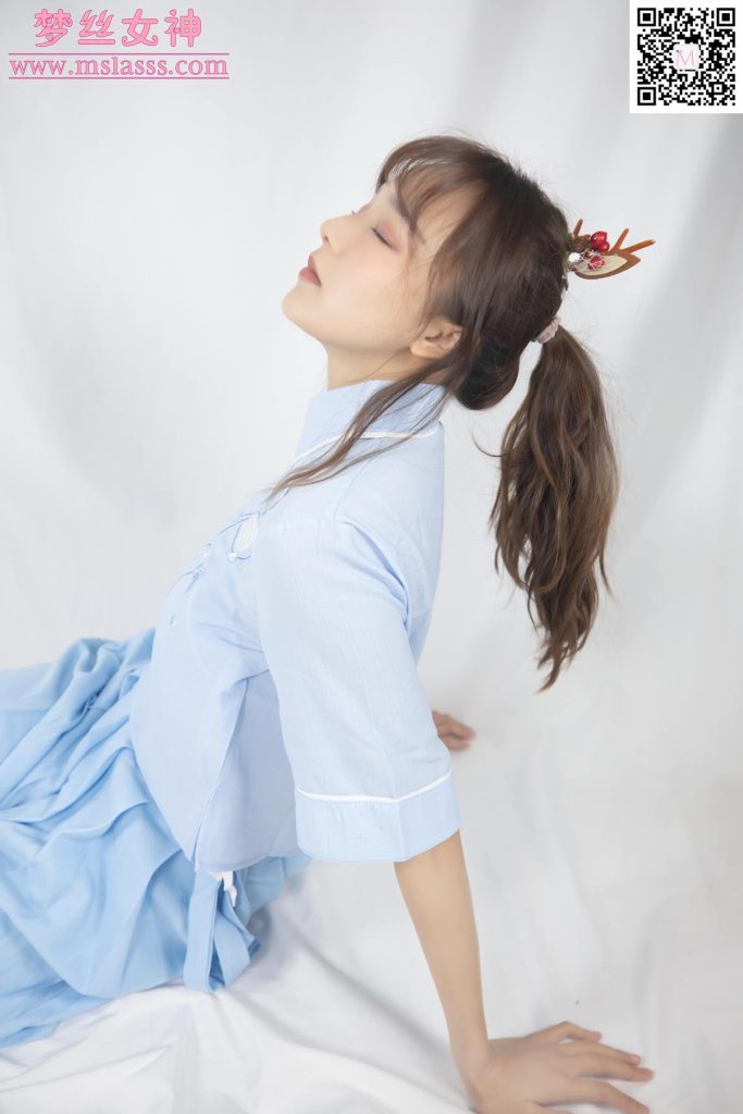 [MSLASS夢(mèng)絲女神] 2020-01-01 玥玥 藍(lán)色仙女古裝 [72P/1V/1.08GB]插圖1