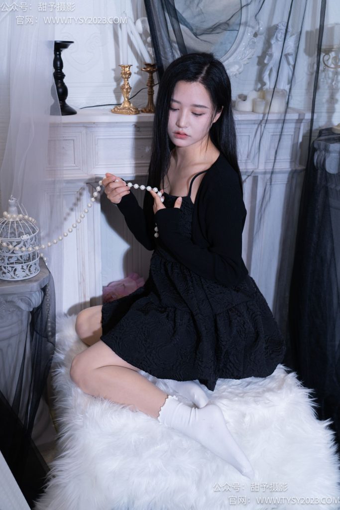 甜予攝影 002瀾瀾-拖鞋、白棉襪、肉絲（腳尖加固款）[131P/2V/13.46GB]插圖3