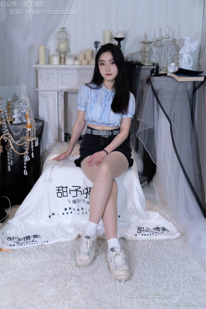 甜予攝影 NO.017 栗栗-板鞋、白棉襪、肉絲（腳尖加固款） [129P/2V/9.88GB]插圖2